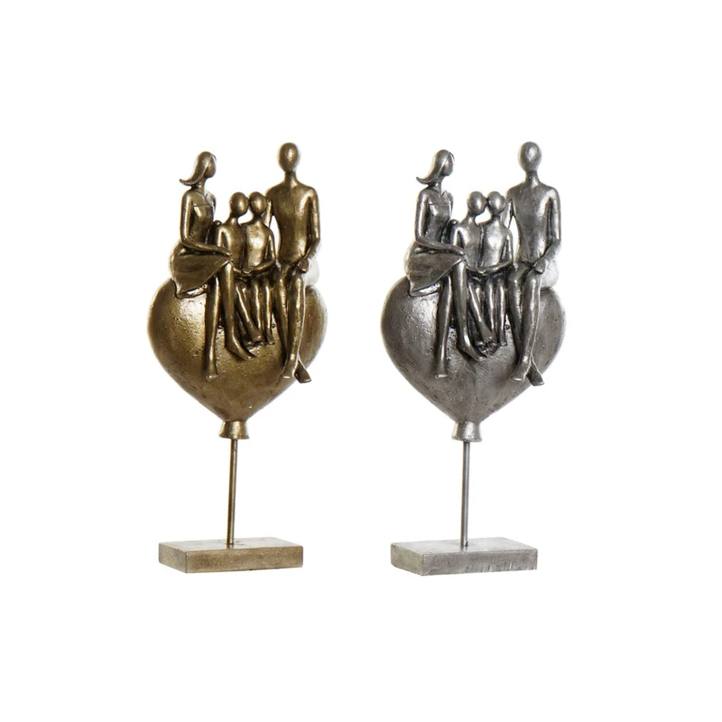 DKD Home Decor Decorative Figure, Gold, Estándar - Image 1