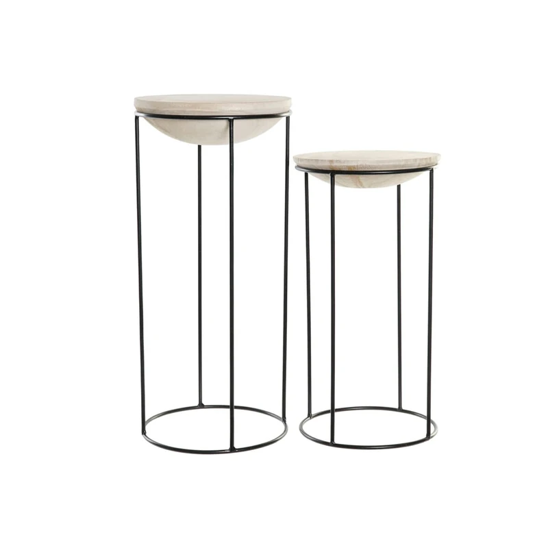 DKD Home Decor Set of 2 Tables, Standard - Image 1