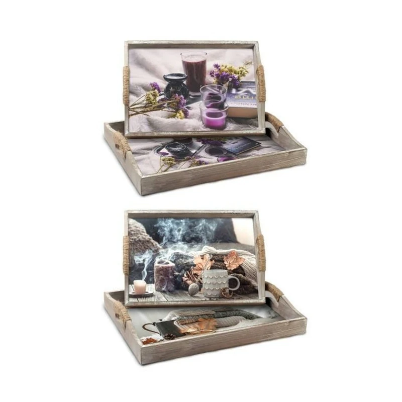DKD Home Decor Tray Set, Standard