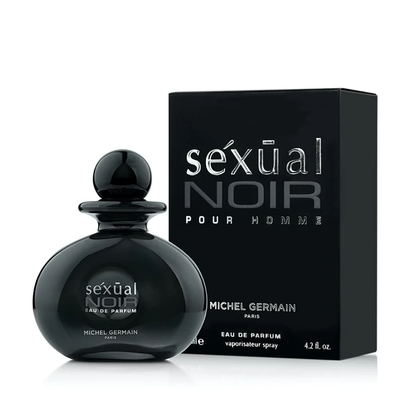 Michel Germain Sexual Noir Intense Pour Homme - Woody Cologne for Men - Notes of Bergamot, Musk and Moss - Infused with Natural Oils - Long Lasting - Suitable for any Occasion - 125 ml EDT Spray