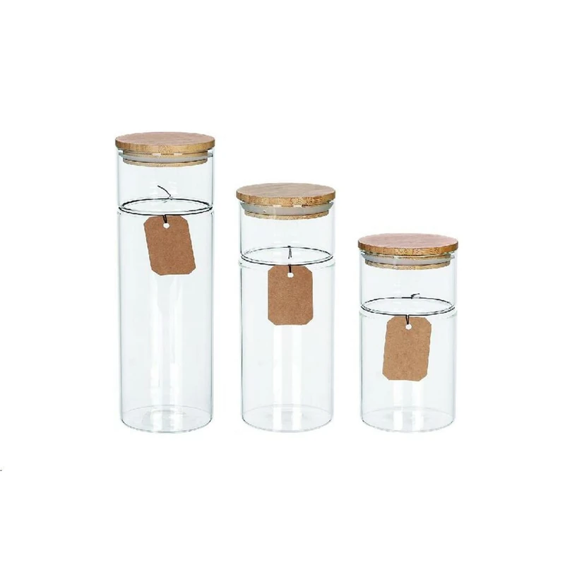DKD Home Decor Set of 3 Bottles, Standard