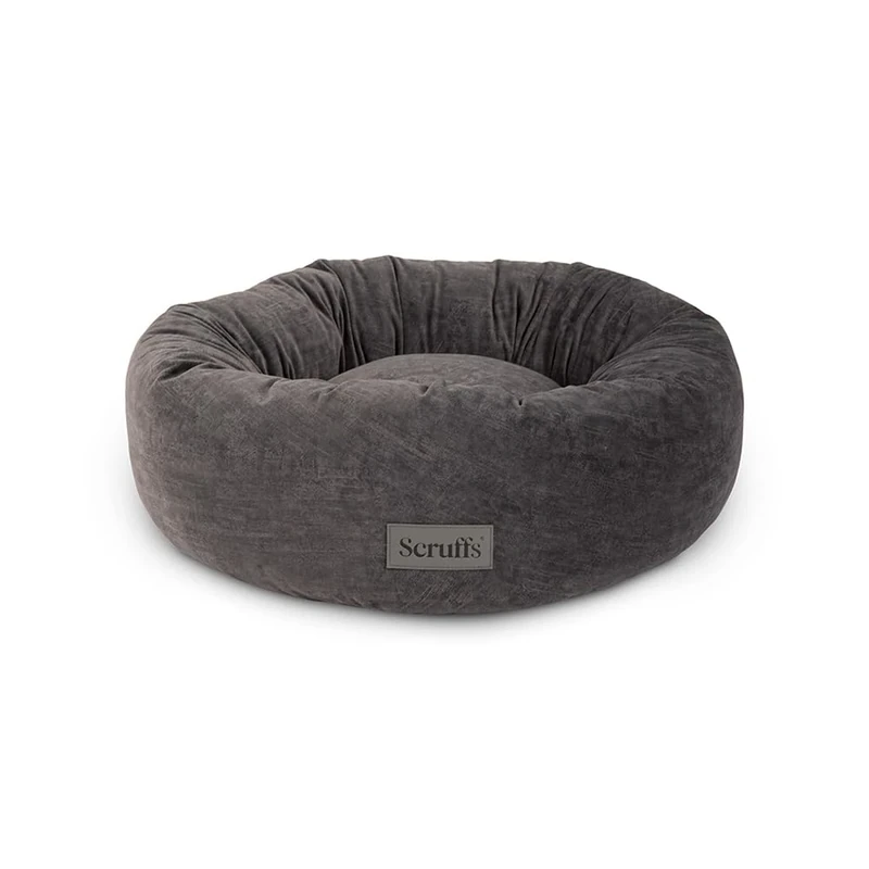 Scruffs Oslo Ring Bed (M), 55cm, Stone Grey