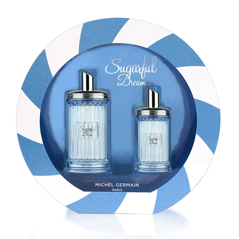 Michel Germain Sugarful Dream - Gift Set for Women - Fruity Aroma - Notes of Blueberry, Jasmine and Musk - Irresistible and Playful - Long Lasting - Includes EDP Spray and Miniature Parfum - 2 pc Set