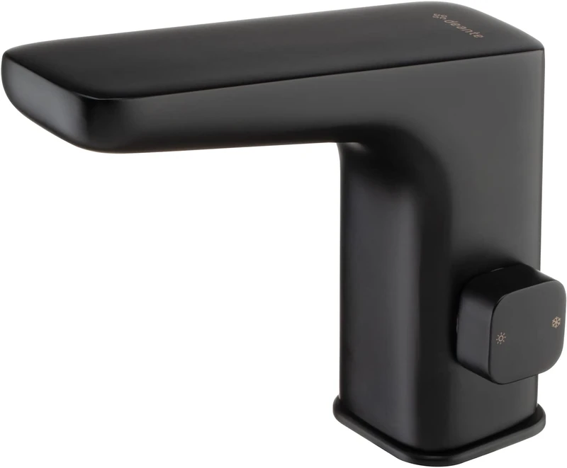 Touchless Bathroom Sink tap with Temperature controll (230/6V) from Deante Hiacynt - Nero - BQH_N29V