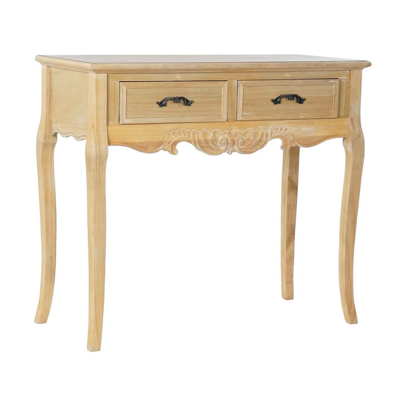 DKD Home Decor Console Natural Fir Wood MDF 90 x 39 x 79 cm