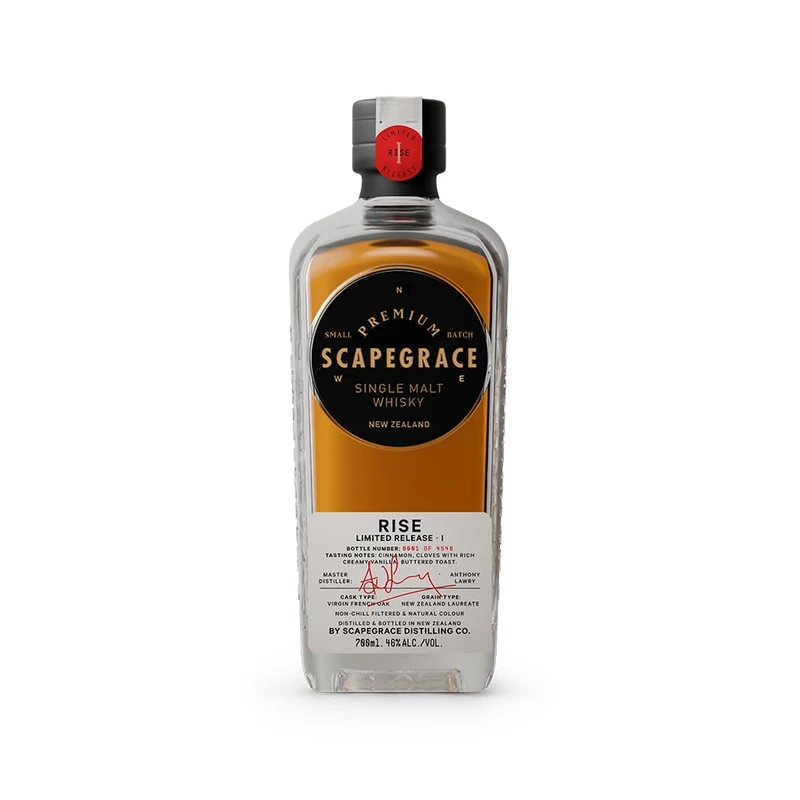 Scapegrace - Release I: Rise - New Zealand Single Malt 5 year old Whisky 70cl 46% ABV - Image 1