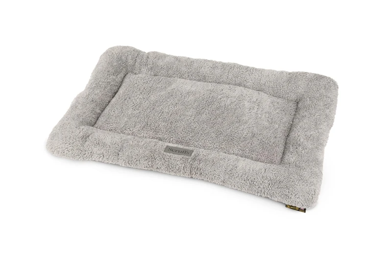 Scruffs Cosy Dog Crate Mat (L), 105 x 70cm, Grey