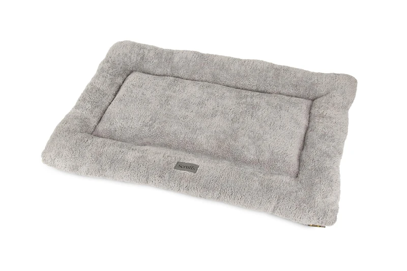 Scruffs Cosy Dog Crate Mat (XL), 120 x 75cm, Grey - Image 1