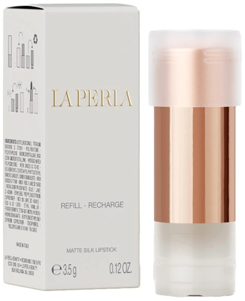 La Perla, Recambio de lápiz labial de seda mate, tiramisú nude rojo