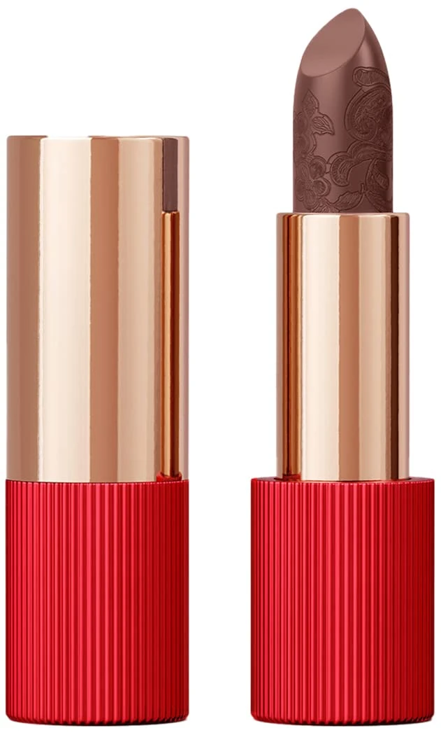 La Perla Beauty, Matte Silk Lipstick, Tiramisu Nude Red