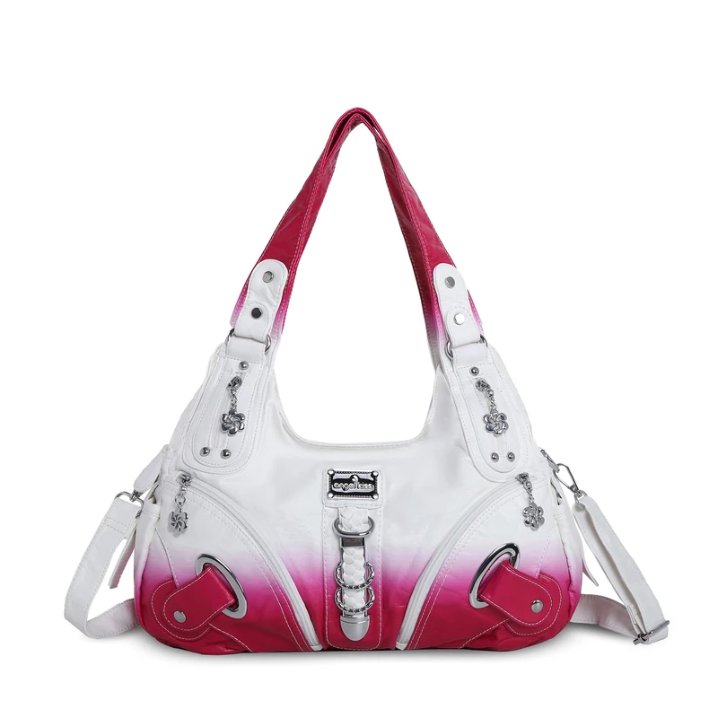 Angel Kiss Hobo Purses and handbags for Women Satchel Handbag Women Purses Large Daily Shoulder Bags, Z2-pink