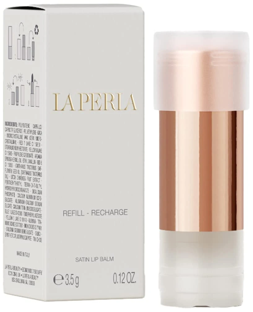 La Perla Beauty, Satin Lip Balm Refill, Almond Lips