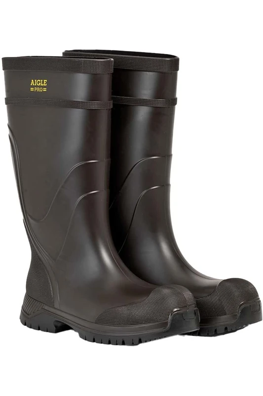 Aigle Men's ARVALT S5 Construction Boot, BRUN, 10 UK - Image 1