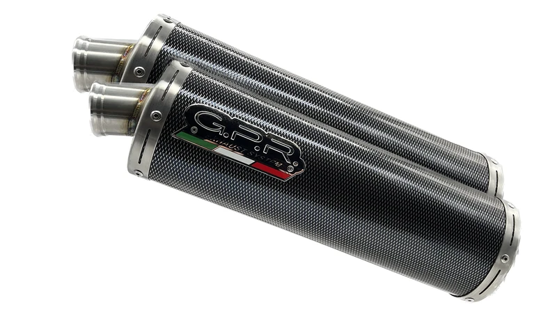 GPR Exhaust System Honda Cb 1100 Sf X-Eleven 1997/06 Pair Approved Exhausts with Fitting GPR Classic Poppy