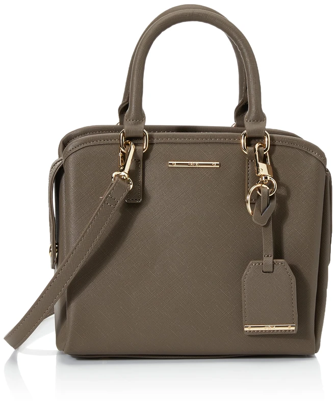 Geox Women's D Etheni Bag, Dk Taupe, standard