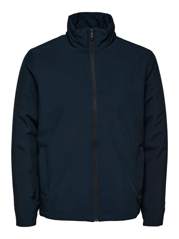 Selected Homme Men's Slhatlanta Jacket B Noos JKT, Blue, XXL