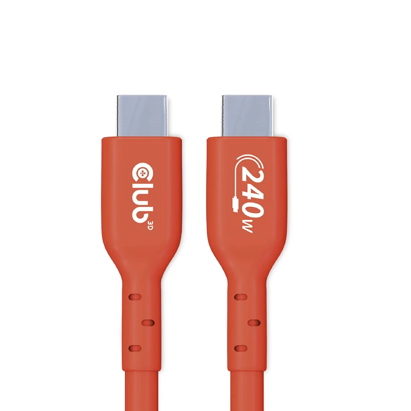 Club 3D CAC-1515 USB2 Type-C Bi-Directional USB-IF Certified Cable 480Mb, PD 240W (48V/5A) EPR M/M 4m