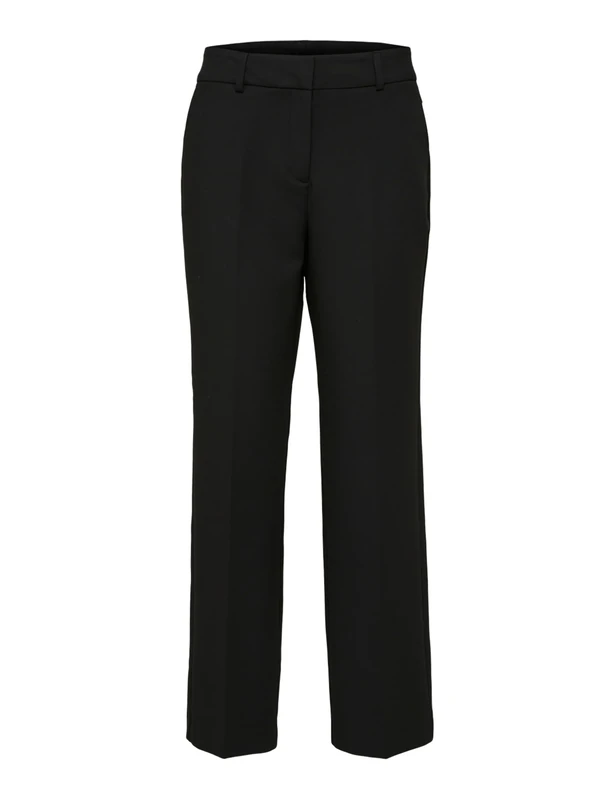 SELECTED FEMME Woven Women's Trousers, Black, 36W x 32L