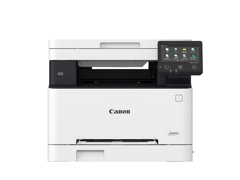 Canon i-SENSYS MF651Cw Wireless Colour Multifunction Laser Printer - A4, Print, Copy, Scan - 18 ppm print speed, LCD Touch Screen - Wi-Fi Connectivity, Scan to Cloud - Office Printer