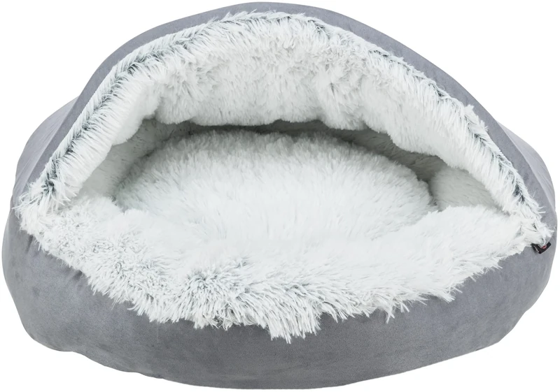Harvey cuddly cave, round, ø 70 cm, grey/white-black