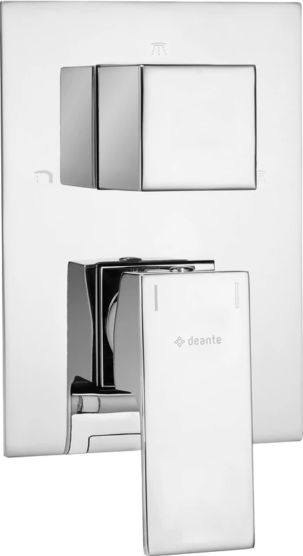 Deante; Mixer Tap Panel for Box ANEMON BIS (BXY_0BZM); Colour: Chrome - Image 1