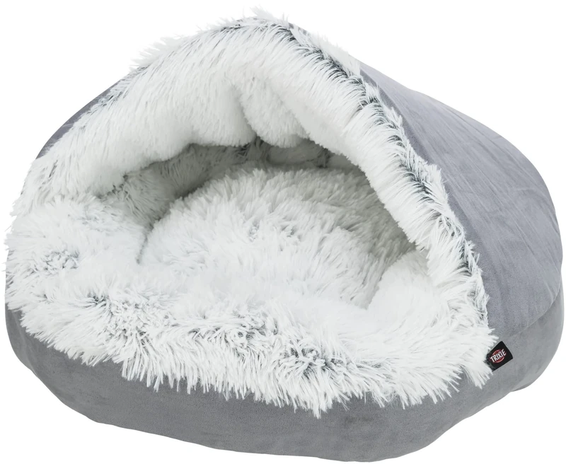 Harvey cuddly cave, round, ø 55 cm, grey/white-black