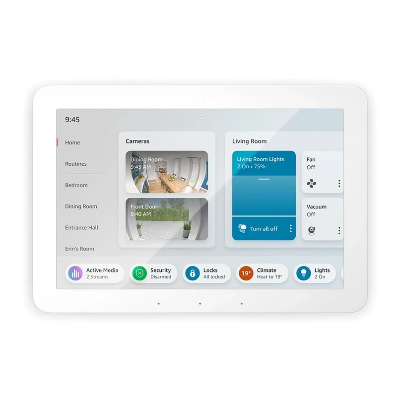 Certified Refurbished Echo Hub | 8" smart home control panel with Alexa | Compatible with thousands of devices
