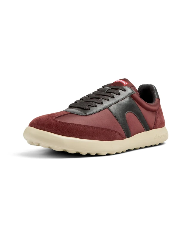 Camper Men's Pelotas XLF K100545 Sneaker, Burgundy, 6 UK