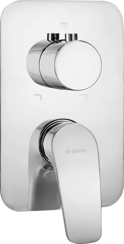 Deante; Box CYNIA (BXY_0CYM); Chrome Tap Panel - Image 1