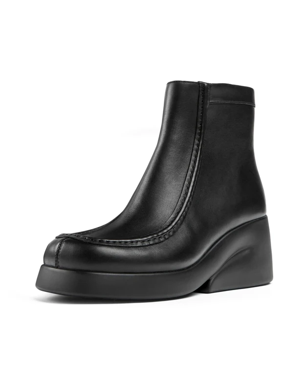 Camper Women's Basket Bootie Ankle Boot, Black 007, 8 UK