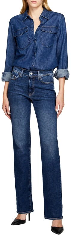 Sisley Womens Trousers 4BOULE02K Shorts, Dark Blue Denim 902,