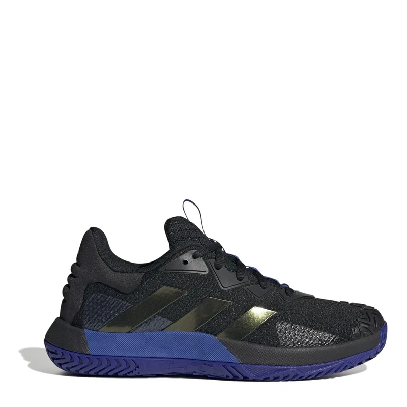 adidas Solematch Control M, Men's Shoes-Low (Non Football), Core Black Core Black Lucid Fuchsia, 6.5 UK