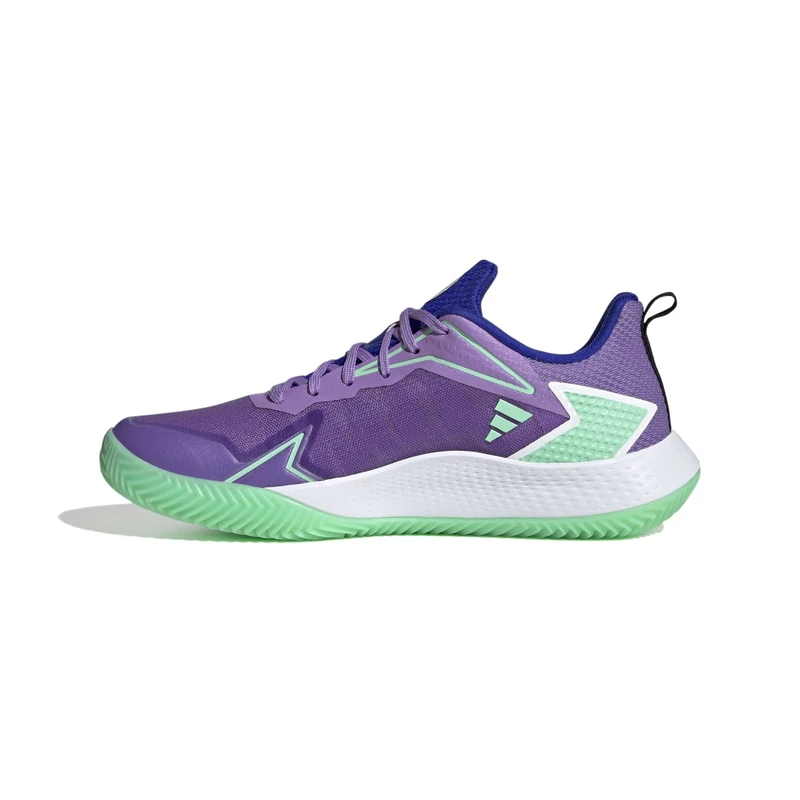 ADIDAS Women's Defiant Speed W Clay Trainers, Violet Fusion Silver Met Pulse Mint, 4 UK