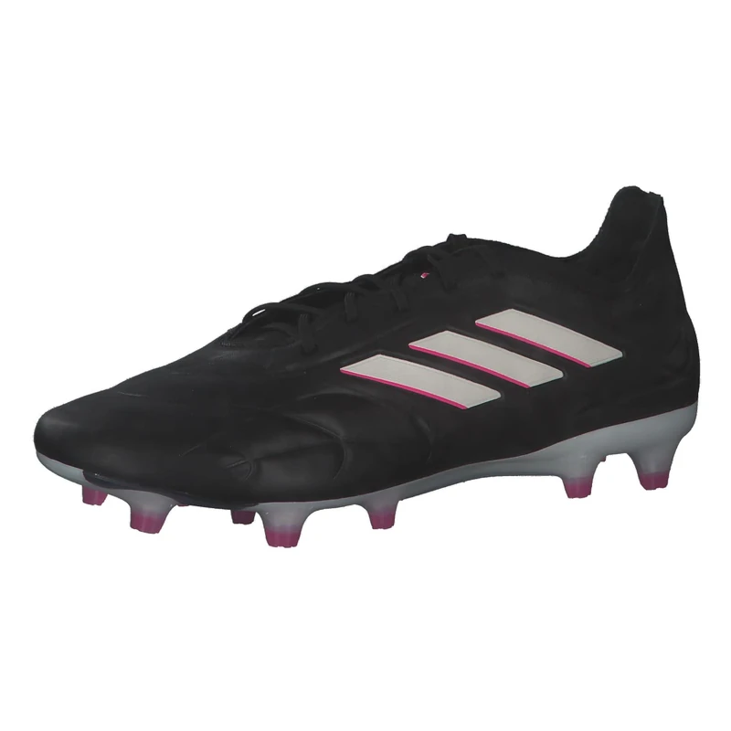 adidas Copa Pure.1 FG, Men's Sneakers, Core Black/Zero Met./Team Shock Pink 2, 42 EU, Core Black Zero Met Team Shock Pink 2, 8 UK