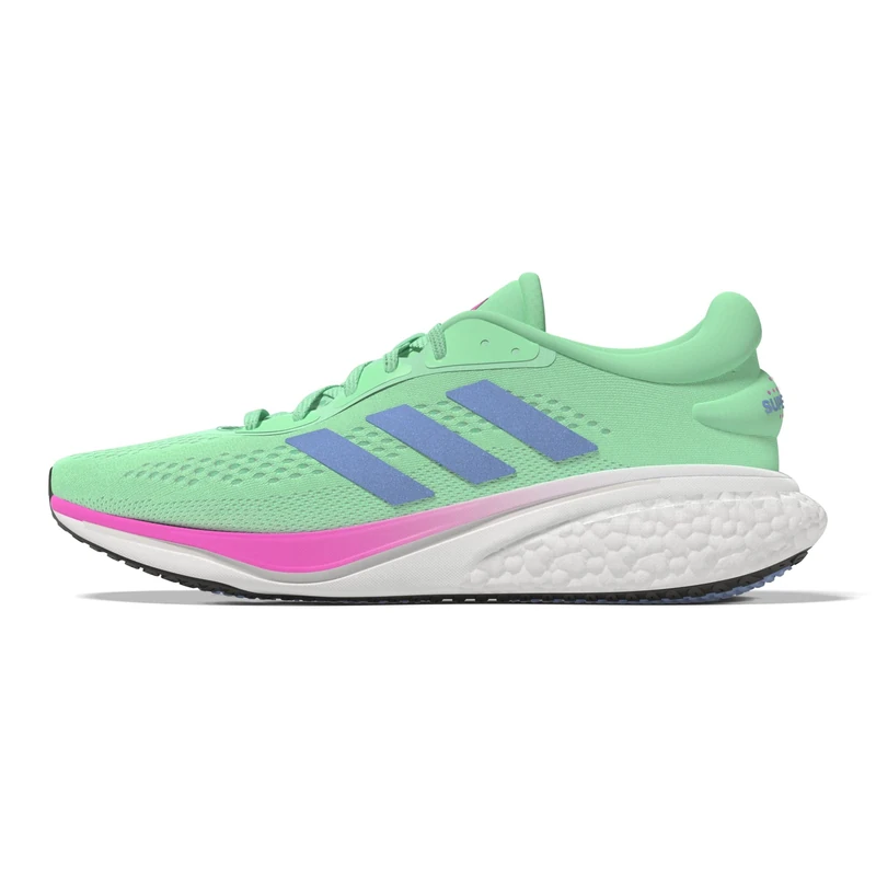 adidas Women's Supernova 2.0 Shoes, Pulse Mint/Blue Fusion/Lucid Fuchsia, 3.5 UK