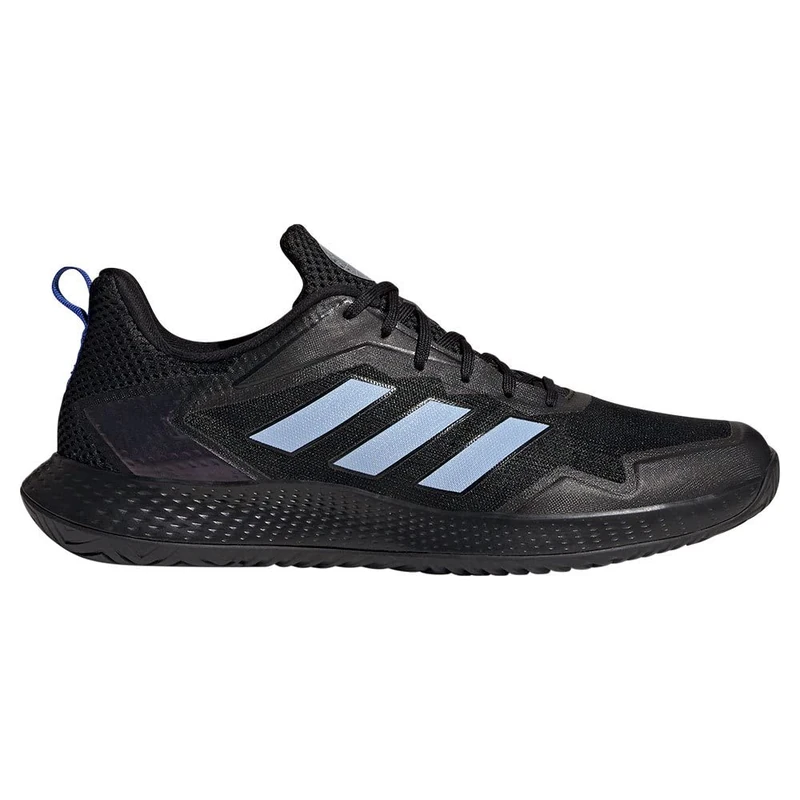 adidas Men's Defiant Speed M Shoes-Low (Non Football), Core Black Blue Dawn Lucid Fuchsia, 9.5 UK