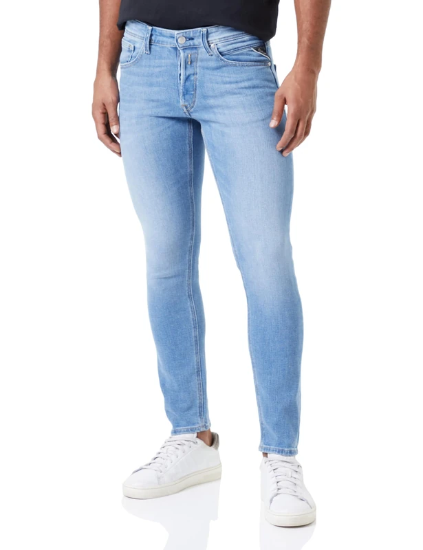 REPLAY Herren Jeans Willbi Regular-Fit, Light Blue 010 (Blau), 30W / 34L