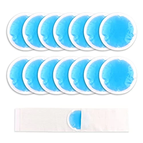 NEWGO Ice Packs for Injuries Reusable, Hot Cold Therapy Small Gel Ice Pack for Eyes After Surgery, Wisdom Teeth, Migraine, Headaches, Bruises, Bumps, Swelling (14PCS)