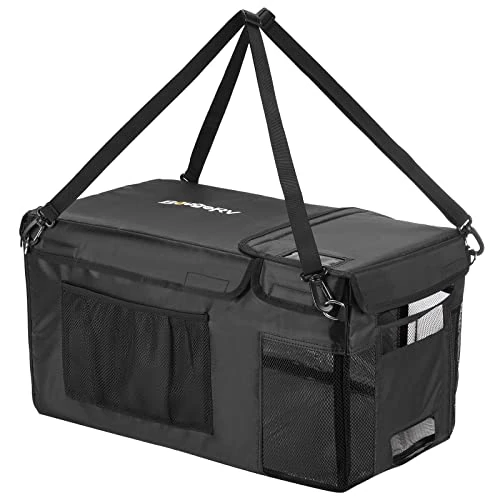 BougeRV CRPRO 21 Quart Refrigerator Insulated Protective Cover, 12 Volt Portable Refrigerator Cover (Refrigerator NOT Included) - Image 1