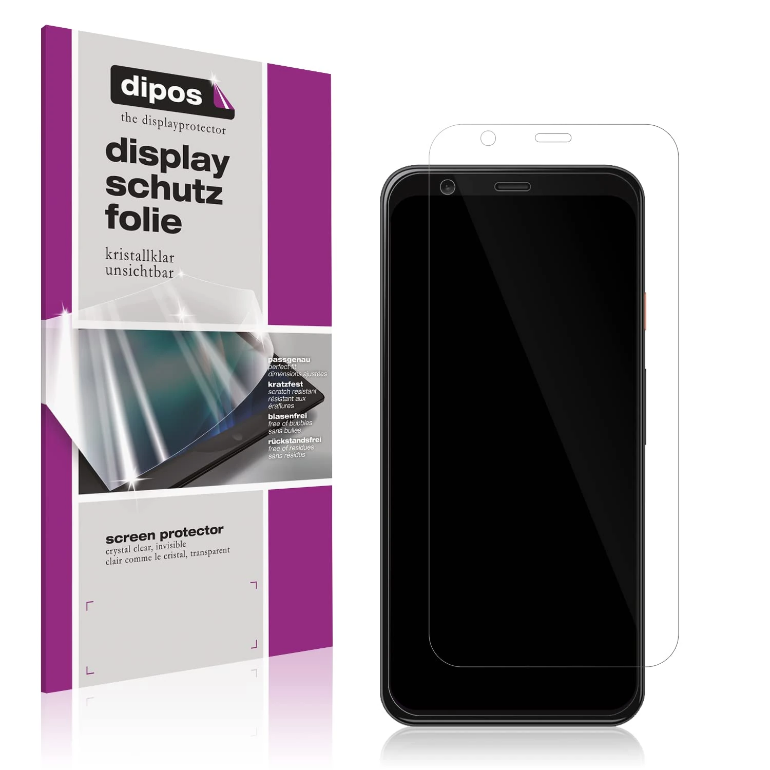 dipos I 5x Screen Protector compatible with Kodak T1 Protection Films clear