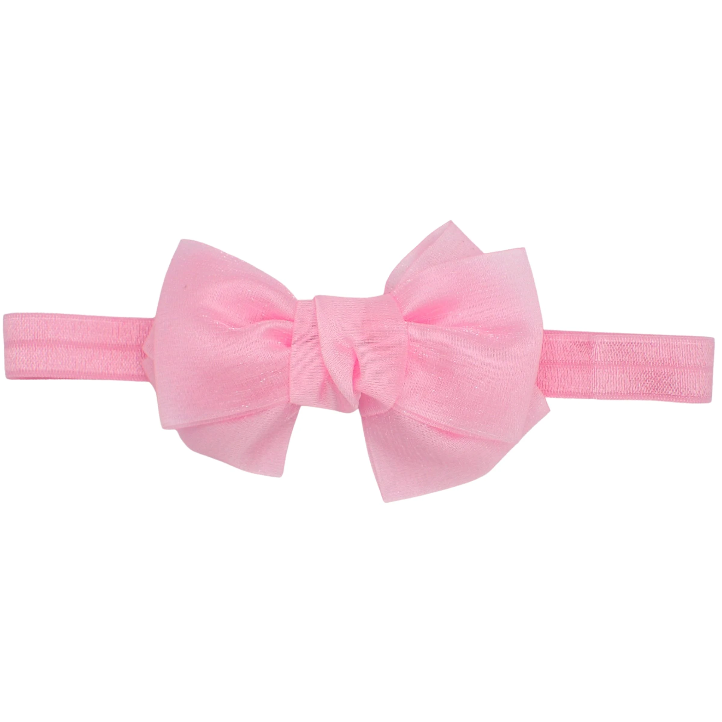 Topkids Accessories Hair Bow clip Headbands for Girls, Baby Headband, Hair Accessories for Girls, Baby Hair Accessories, Hair Accessories for Women, Bow Clip (Pink 1)