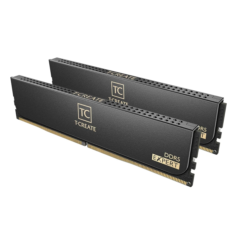 TEAMGROUP T-Create Expert Overclocking 10L DDR5 64GB Kit (2 x 32GB) 6400MHz (PC5-51200) CL34 Desktop Memory Module Ram - CTCED564G6400HC34BDC01 - Image 1