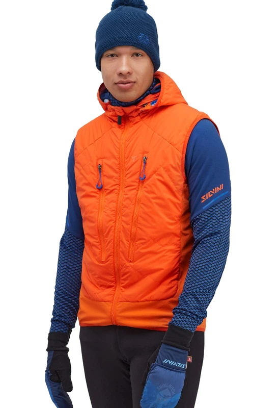 SILVINI Polaro Winter Sports Vest Men's Outdoor Quilted Vest Men's Winter Vest Men's Thermal Vest Men's Ski Touring Vest Running Vest Men's Winter Cross Country Vest Bicycle Vest Men