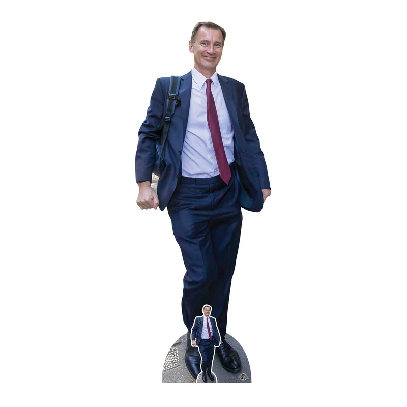 Star Cutouts CS1039 Jeremy Hunt Lifesize Cardboard Cutout With Mini Politican