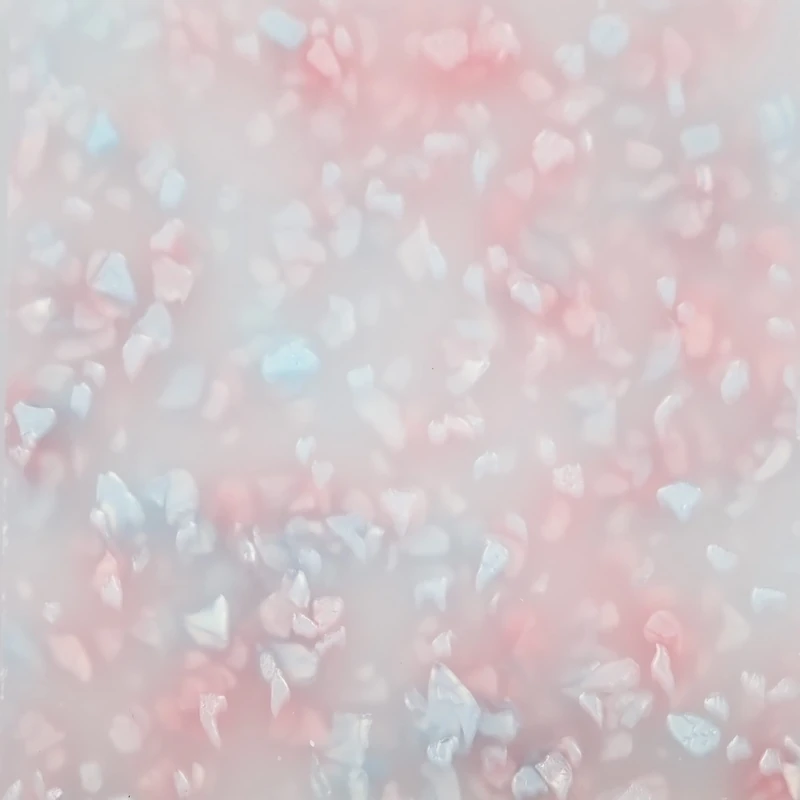 Baby Pink Crystal Cast Acrylic Sheet, 3mm thick (1000x600mm) - Image 1