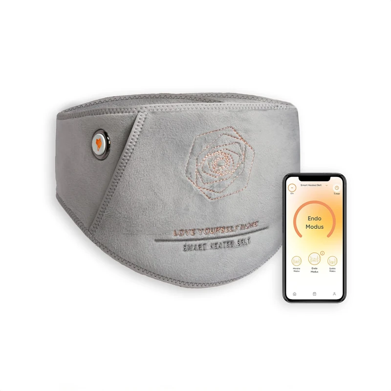 Vulpés BellyBelt – Smart Heating pad for Abdomen, Period Comfort & endo Belly | Infrared Heat | 5,000mAh powerbank | Certified Material Free from Chromium, Lead & Cadmium