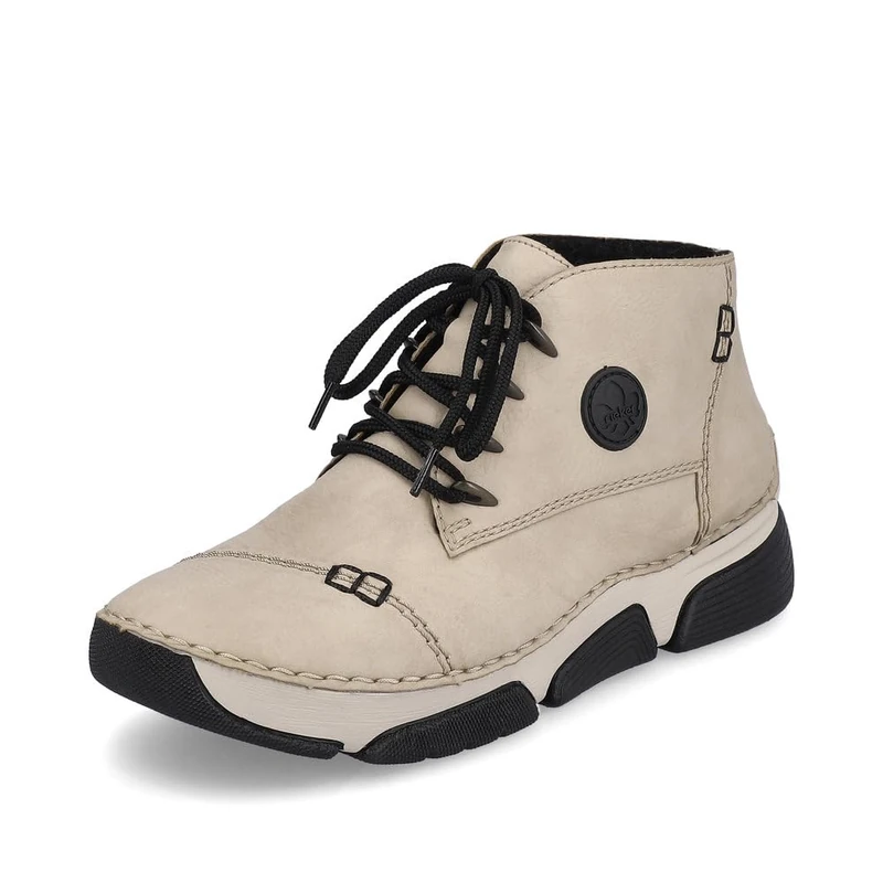 Rieker Women Trainers 45902, Ladies Low-Tops,Low Shoe,Street Shoes,Leisure,Sporty,Beige (Beige / 60),40 EU / 6.5 UK
