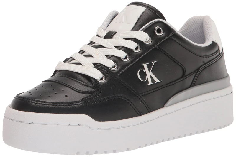 Calvin Klein Women's Alondra Sneaker, Black 001, 6 UK