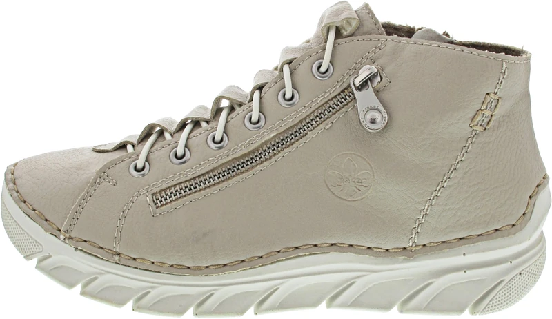 Rieker Women's 55048 Short Boots, Beige, 40 EU, beige, 6.5 UK