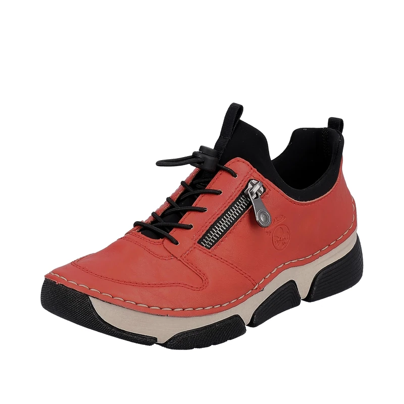 Rieker Women's Low Shoes 45951, red, 5 UK